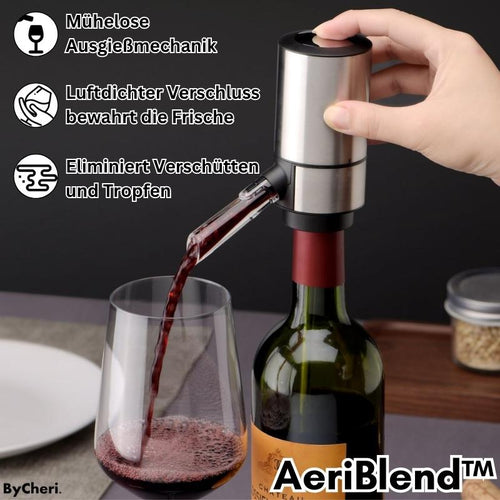 50% RABATT TEMPORÄR | AeriBlend™ - 3-in1 Weinbelüfter, -aufbewahrer und -spender