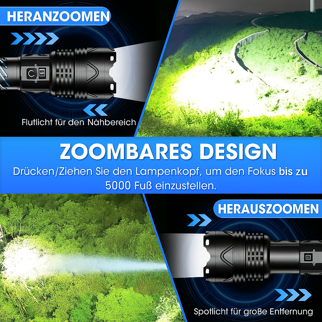 Unzerstörbare Militärische Taktische Taschenlampe