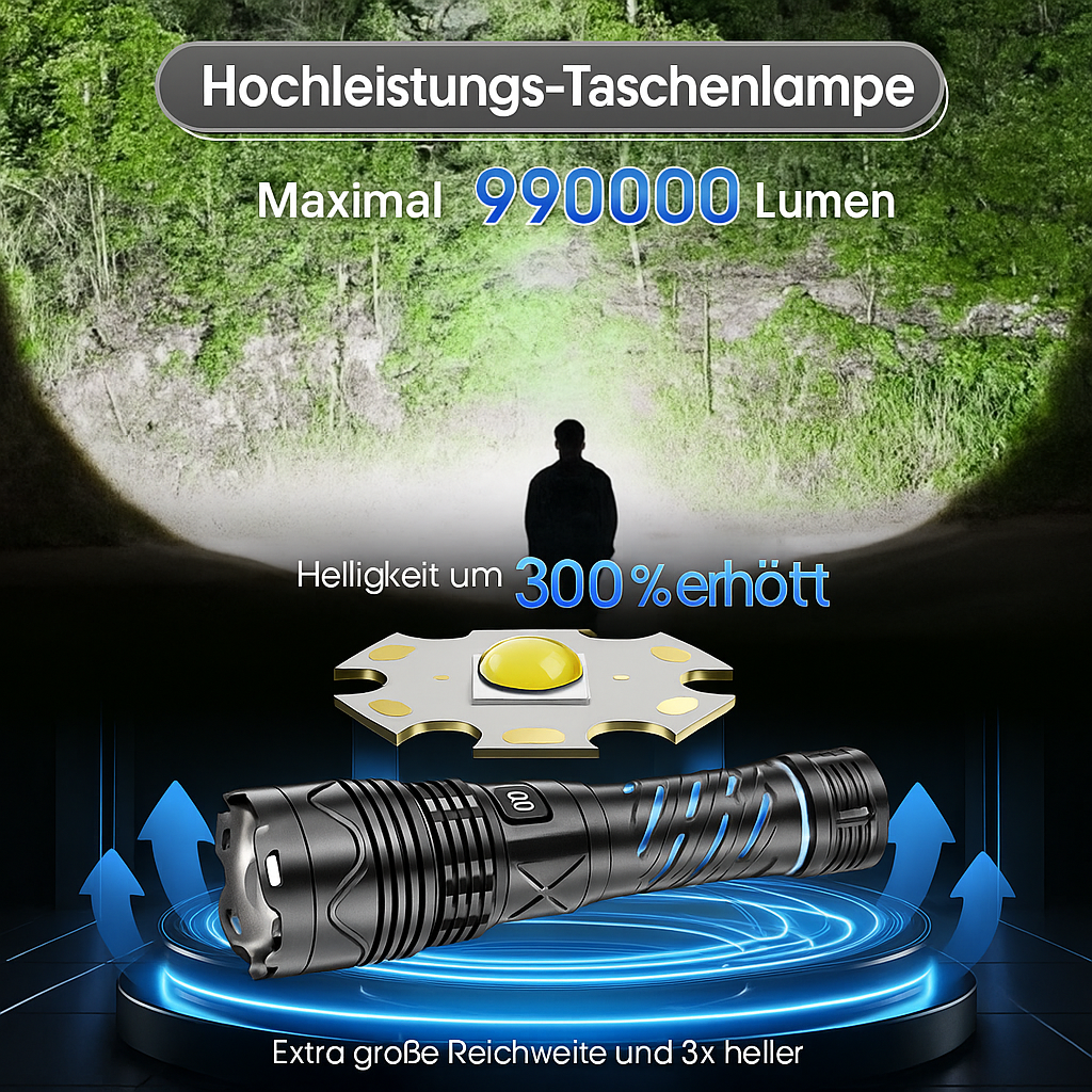 Unzerstörbare Militärische Taktische Taschenlampe
