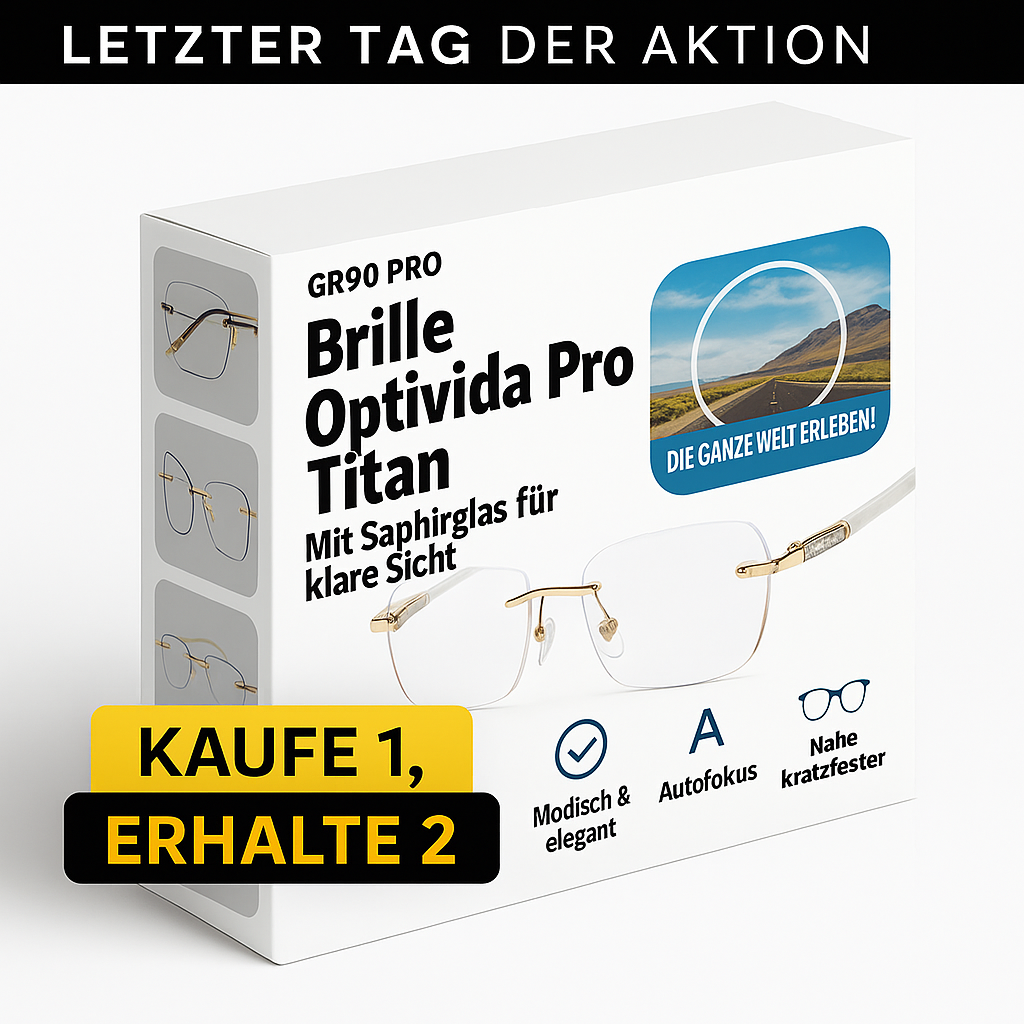 Optivida - Modische randlose Anti-Blaulicht-Lesebrille