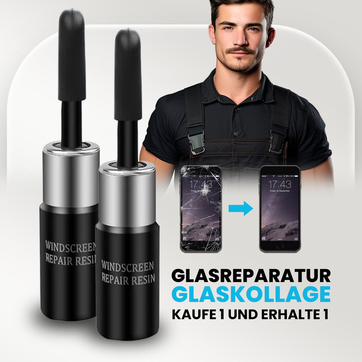 Glasreparatur | Glaskollage