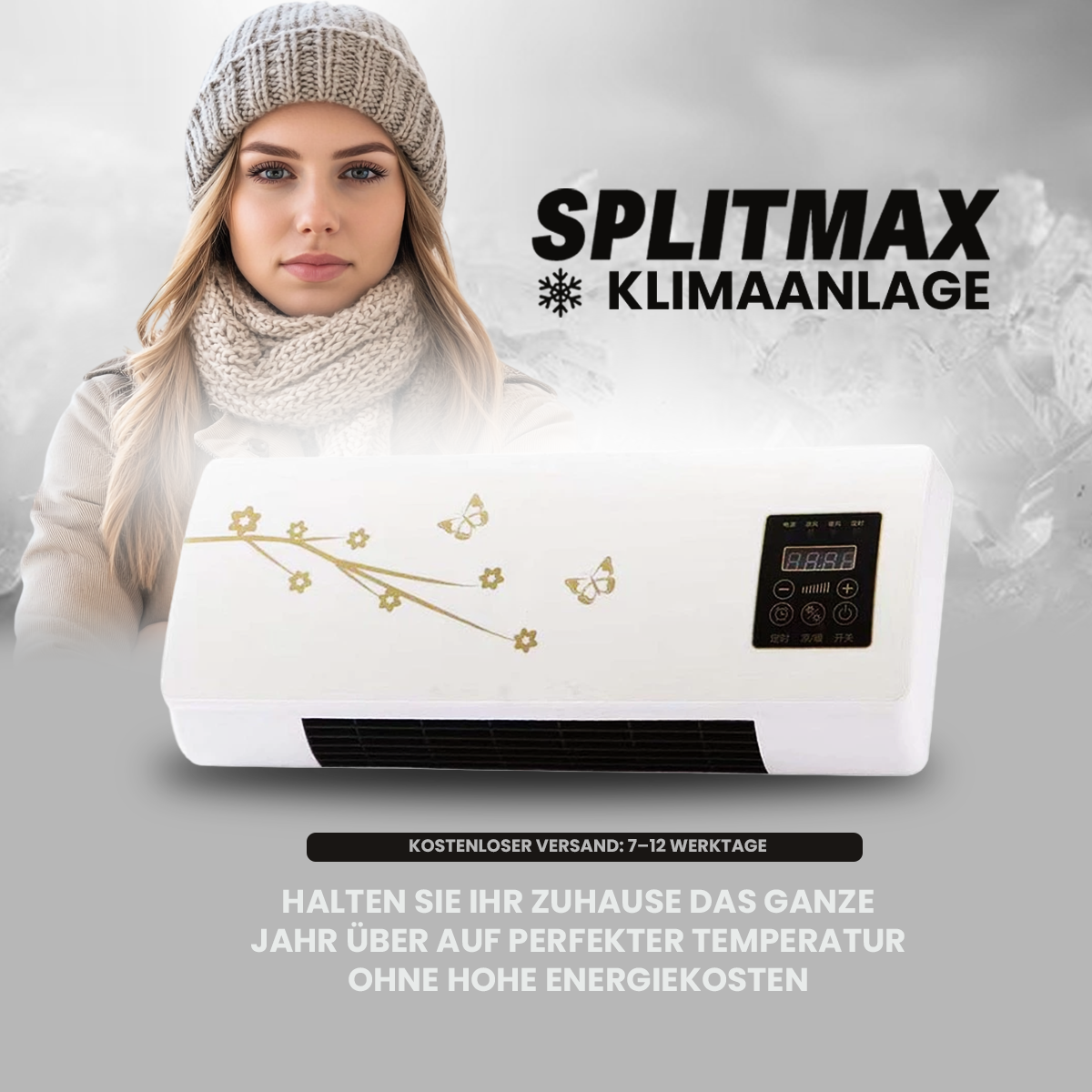 Sehr leistungsstarke tragbare Klimaanlage SplitMax™ [230V]