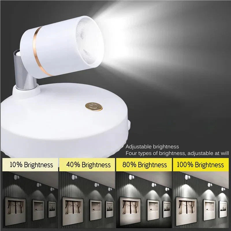GlowSpot™ – Kabelloser LED-Strahler mit Fernbedienung | 1 + 1 Gratis